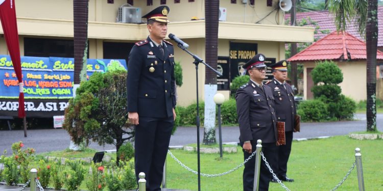 Polres Ogan Ilir Gelar Upacara Hari Bela Negara ke-77 Bertema “Teguhkan Bela Negara Untuk Indonesia Maju
