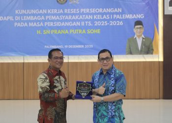 Serap Aspirasi dan Tinjau Layanan Pemasyarakatan, Anggota Komisi XIII DPR RI Kunjungi Lapas Kelas I Palembang