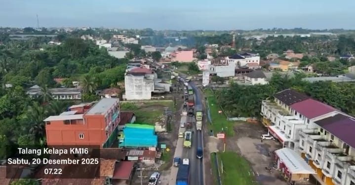 Pawas Satgas Urai Macet Ops Lilin Musi 2025 Laporkan Kondisi Arus Lalu Lintas di Jalintim dan Gerbang Tol Musi Landas