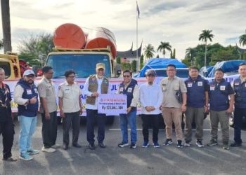 Emphaty Serikat Pegawai Bukit Asam Menyalurkan Bantuan di Lokasi Bencana Sumatera Secara Langsung