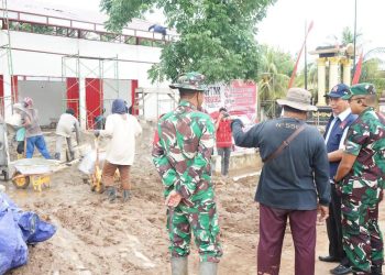 Ketua KPPU RI Tinjau Pembangunan Koperasi Merah Putih di OKI, Dandim 0402/OKI : “Progres Capai 83 %”