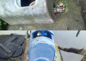 Warga RT 50, 30, dan 32 Kelurahan Kemang Agung Dihebohkan Pencurian Stop Keran Air Ledeng Yang Terpasang Berdampingan di Meteran