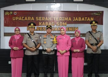 Pergantian Kabag SDM Polres Muara Enim Berlangsung Khidmat