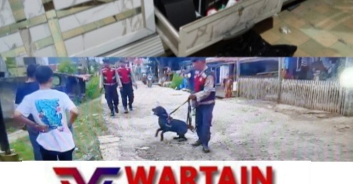 Terima LP Pencurian Emas, Polsek Kertapati Terjunkan Anjing Pelacak