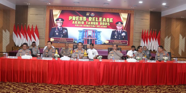 Capaian Akhir Tahun Polda Sumsel 2025, Penegakan Hukum Diperkuat dan Pelayanan Publik Dioptimalkan