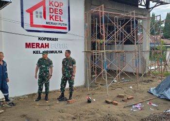 Progres Capai 91 Persen, Aster Kasdam II/Sriwijaya Lakukan Peninjauan KDKMP Srimulya