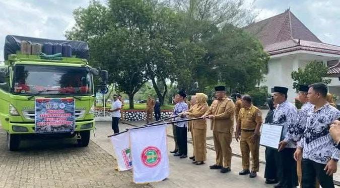 PGRI Banyuasin Salurkan Donasi Rp 349 Juta untuk Korban Bencana Alam di Aceh, Sumut dan Sumbar