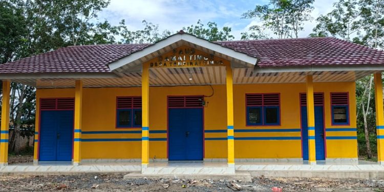 Dari Anggaran ADD Dan DD Gedung PAUD dan Jalan 100 Meter Selesai Dibangun Pemdes Tempirai Timur