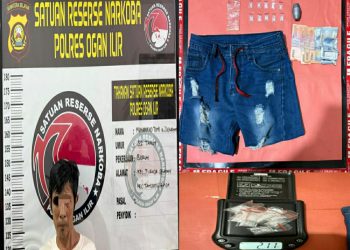 Satresnarkoba Polres Ogan Ilir Ungkap Kasus Peredaran Sabu di Tanjung Raja