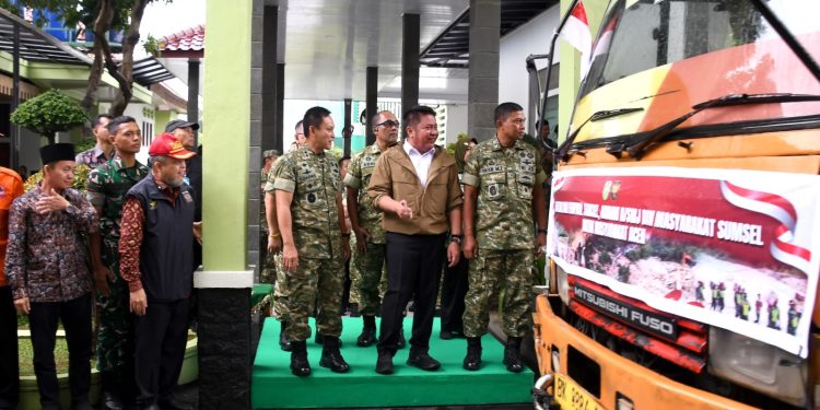 Tali Asih untuk Aceh, Danrem 044/Gapo : Semoga Dapat Meringankan Beban Serta Memberi Semangat Bagi Saudara Kami di Aceh