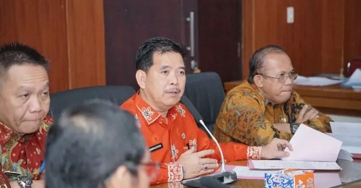 Camat Talang Kelapa Ikuti Rapat Koordinasi Permasalahan Pelayanan Masyarakat di Wilayah Perbatasan
