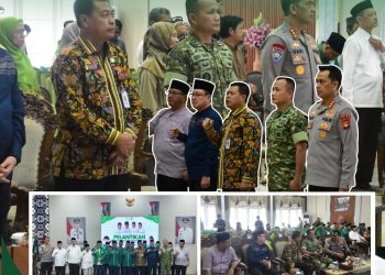 Kasdim 0418/Palembang Hadiri Pelantikan Lembaga Pengembangan Pertanian NU Sumatera Selatan