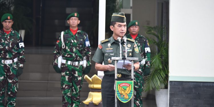 Korem 044/Gapo Gelar Upacara Bendera 17-an, Jadilah Prajurit Prima