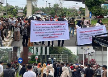 Aliansi Mahasiswa Sumatera Selatan Nyatakan Dukungan Moral kepada Kejaksaan di Depan Kajati Sumsel