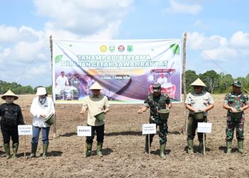 Danrem 044/Gapo : Tanam Padi adalah Tanam Harapan untuk Kedaulatan Pangan
